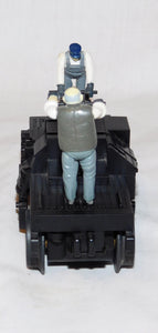 MTH 30-2508 Operating Hand Car black w/2 figures C-8 motorized 2000 reverses O27