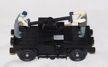 Load image into Gallery viewer, MTH 30-2508 Operating Hand Car black w/2 figures C-8 motorized 2000 reverses O27
