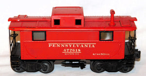 Lionel 2457 N5 Pennsylvania caboose w/Box+insert Brown fiber Flying Shoe 1946