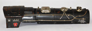 Prewar Lionel Standard Gauge 385E SHELL 2-4-2 Steam Engine DkGray copper & silver