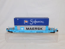 Load image into Gallery viewer, Lionel 6-27702 MAERSK Husky Stack 2 pack C-7 Boxed 255384 &amp; 255380 1/48 O Scarce
