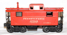 Load image into Gallery viewer, Lionel 2457 N5 Pennsylvania caboose w/Box+insert Brown fiber Flying Shoe 1946
