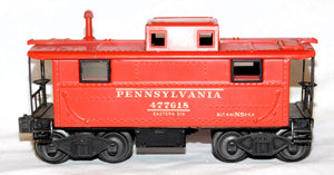 Lionel 2457 N5 Pennsylvania caboose w/Box+insert Brown fiber Flying Shoe 1946