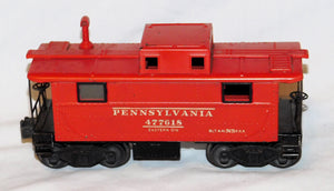 Lionel 2457 N5 Pennsylvania caboose w/Box+insert Brown fiber Flying Shoe 1946