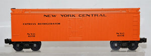 MTH MT-7801 NYC 40' woodsided Refrigerator Car Orange #6078 New York Central O
