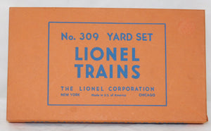 Lionel Trains #309 Railroad Yard Signs Set Boxed O gauge Postwar Collectors! CLEAN & CRISP
