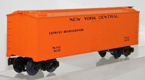 MTH MT-7801 NYC 40' woodsided Refrigerator Car Orange #6078 New York Central O