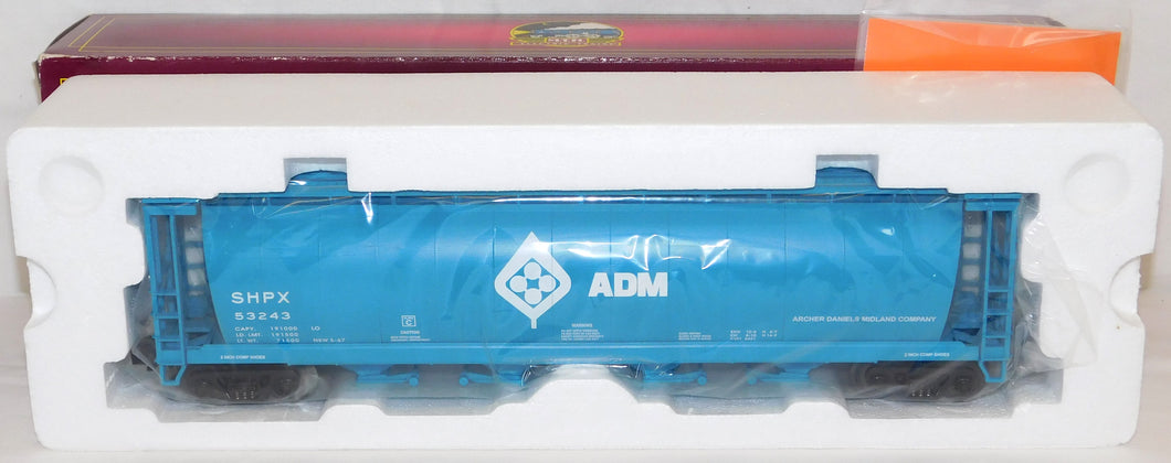 MTH 20-97469 Archer Daniels Midland 100 ton 4 Bay Cylindrical hopper ADM Premier