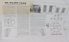 Load image into Gallery viewer, Campbell #356-595 RR WATER TANK tower HO scale Complete Wood Kit HOn3 Vintage
