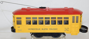 Lionel 60 Trolley blue print Lionelville Rapid Transit Works 55-58 bumpers reverses Postwar Boxed