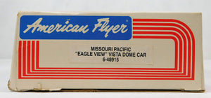 American Flyer 6-48915 Missouri Pacific Eagle View Vista Dome passenger car S MP