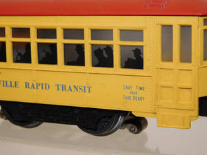 Lionel 60 Trolley blue print Lionelville Rapid Transit Works 55-58 bumpers reverses Postwar Boxed