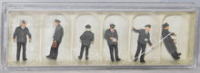 Load image into Gallery viewer, Preiser #10490 Streetcar working tram Staff HO Scale 1/87 six Railroad figures
