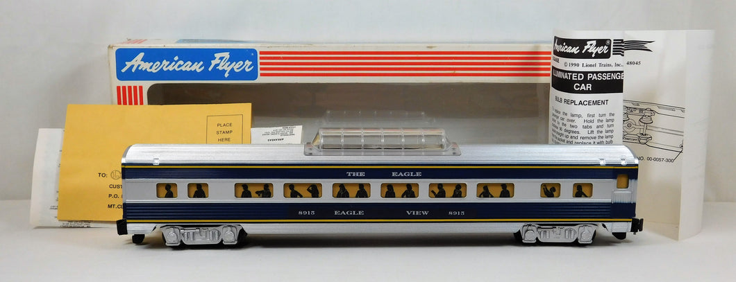 American Flyer 6-48915 Missouri Pacific Eagle View Vista Dome passenger car S MP