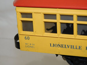 Lionel 60 Trolley blue print Lionelville Rapid Transit Works 55-58 bumpers reverses Postwar Boxed