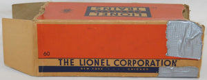 Lionel 60 Trolley blue print Lionelville Rapid Transit Works 55-58 bumpers reverses Postwar Boxed