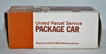 Load image into Gallery viewer, UPS Truck P-600 Brown Delivery Truck Boxed 1977 rolling door 5.5&quot; Replica
