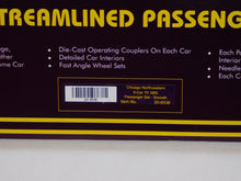 Load image into Gallery viewer, MTH 20-6536 CNW 5 Car 70' Streamline Passenger Set Smooth Chicago Northwestern LN
