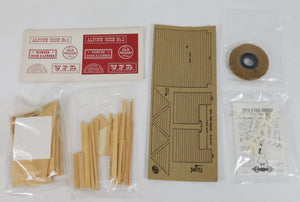 Campbell #355 HO scale 1875 Fire House Kit Complete SEALED BAGS HOn3 Vintage