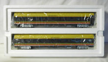 Load image into Gallery viewer, MTH 20-6615 SEABOARD 2CarSet 70' Aluminum Passenger Streamliner Sleeper Diner C-9
