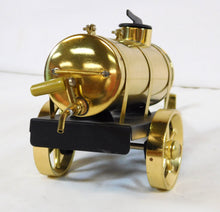 Load image into Gallery viewer, Wilesco D366 Old Smoky Live Steam Roller &amp; A386 Water Cart BOXED Brass German
