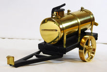 Load image into Gallery viewer, Wilesco D366 Old Smoky Live Steam Roller &amp; A386 Water Cart BOXED Brass German
