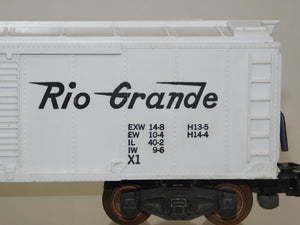 American Flyer 25049 DRGW Rio Grande lns Cookie Box Car Walking Brakeman BOXED with Instructions