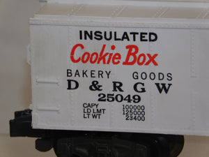American Flyer 25049 DRGW Rio Grande lns Cookie Box Car Walking Brakeman BOXED with Instructions