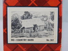 Load image into Gallery viewer, Campbell #382 HO scale Country Farm BARN Complete Wood Kit Sealed Bags Vintage
