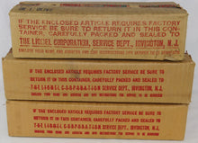 Load image into Gallery viewer, Lionel 347 Set #8 Standard gauge passenger Olive 337 338 1920s Maroon Trim BOXED
