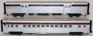 MTH 20-6547 Canadian Pacific 5Car 70' Streamlined Passenger Set Ribbed Premier O