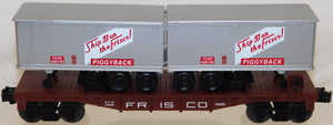 Lionel 6-16926 Frisco Flat Car with two Trailers Piggyback SLSF O 027 3rail C-8