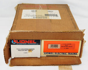 Lionel 6-52040 GT TTOS Flatcar w/Lionel tractor trailer Wolverine Division 52033