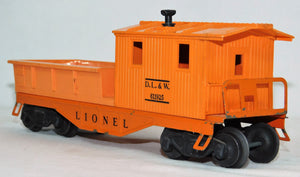 Lionel Trains 6119-25 Orange work caboose 1956-59 Postwar DL&W Lackawanna Ogauge