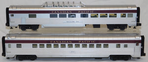 MTH 20-6547 Canadian Pacific 5Car 70' Streamlined Passenger Set Ribbed Premier O