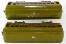 Load image into Gallery viewer, Lionel 347 Set #8 Standard gauge passenger Olive 337 338 1920s Maroon Trim BOXED
