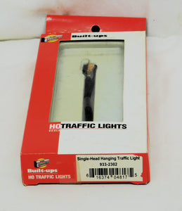 Walthers 933-2302 HO Single Hanging Traffic Light 1/87 Cornerstone Built-Ups lit