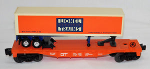 Lionel 6-52040 GT TTOS Flatcar w/Lionel tractor trailer Wolverine Division 52033