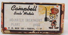 Load image into Gallery viewer, Campbell #440 HO scale Water Treatment Plant Building Complete HOn3 Vintage

