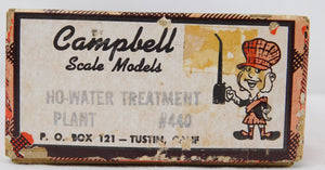 Campbell #440 HO scale Water Treatment Plant Building Complete HOn3 Vintage