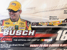 Load image into Gallery viewer, Lionel T1828TRAIN Kyle Busch 18 Train Set M&amp;Ms Nascar Steam C-10 SEALED O SCARCE
