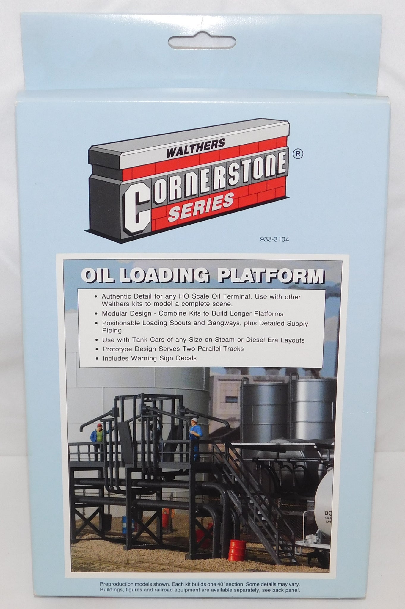 Ho Scale Oil Rig Walthers HO Scale 933-3104 Oil Loading Platform Model Kit Cornerstone ...