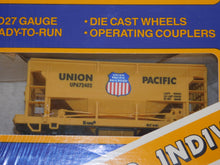 Load image into Gallery viewer, K-Line K-6724A Union Pacific Ore cars 4 pack w/ coal loads SEALED C-9 O Yellow UP
