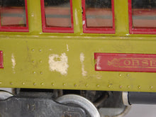 Load image into Gallery viewer, Lionel 347 Set #8 Standard gauge passenger Olive 337 338 1920s Maroon Trim BOXED
