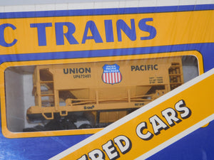 K-Line K-6724A Union Pacific Ore cars 4 pack w/ coal loads SEALED C-9 O Yellow UP