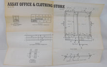Load image into Gallery viewer, Campbell #431 HO scale Assay Office &amp; Clothing Store Complete Kit Sealed Bags
