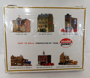 Model Power 479 HO Scale Two Houses building kit Factory Sealed EasyBuild SEALED