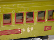 Load image into Gallery viewer, Lionel 347 Set #8 Standard gauge passenger Olive 337 338 1920s Maroon Trim BOXED
