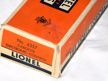 Load image into Gallery viewer, Lionel 4357 SP Caboose for the ELECTRONIC CONTROL Set BOXED CLEAN AS YOU&#39;LL FIND
