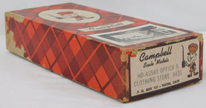 Campbell #431 HO scale Assay Office & Clothing Store Complete Kit Sealed Bags